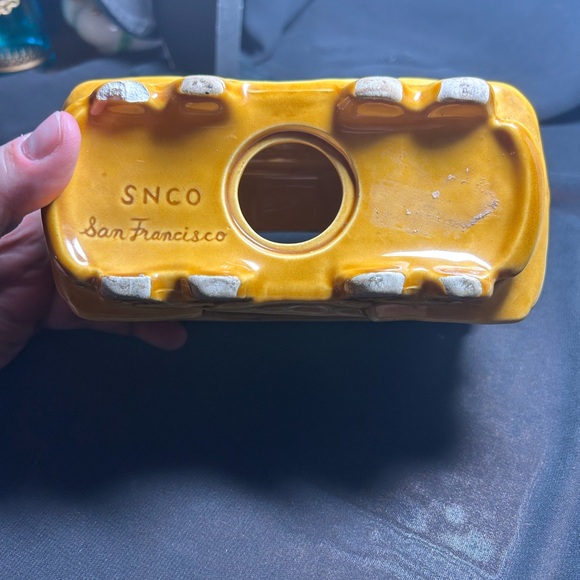 SNCO Vintage San Francisco Cable Car Piggy Bank. Missing bottom plug - Picture 4 of 8